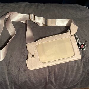 Beige Phone Case with Strap
